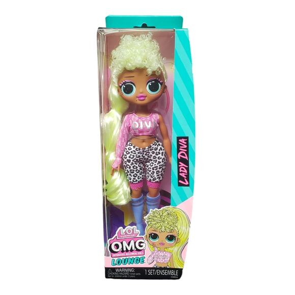 MGA L.O.L Surprise Doll Lady Diva Lounge Collection O.M.G Outrageous Millennial - Picture 1 of 6